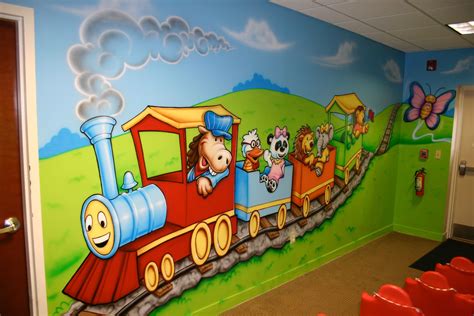 cartoon wall painting